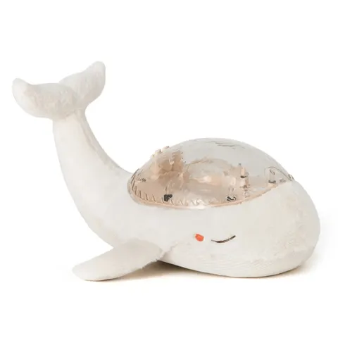Projektor z grzechotką - Wieloryb biały - Cloud b® Tranquil Whale™ White Family
