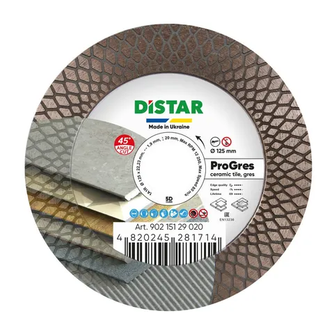 DISTAR PRO GRES 125mm DIAMENTOWA TARCZA TNĄCA