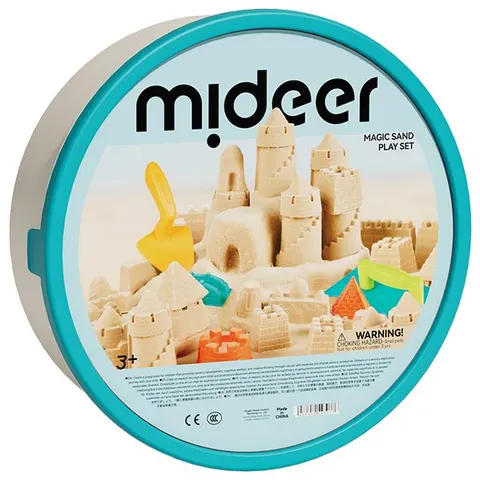 Piasek kinetyczny w zestawie 3 lata+ mideer MD4307