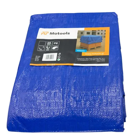 MOTOOLS PLANDEKA POLIPROPYLENOWA 5x8M 65g/m2 NIEBIESKA MT11A006
