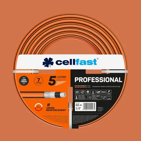 CELLFAST WĄŻ OGRODOWY PROFESSIONAL 1/2" 50MB 15-042