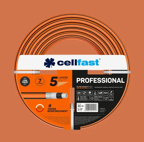 CELLFAST WĄŻ OGRODOWY PROFESSIONAL 1/2" 30MB 15-041