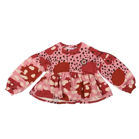 Bluza z falbanką Fluffy DOTS OF LOVE