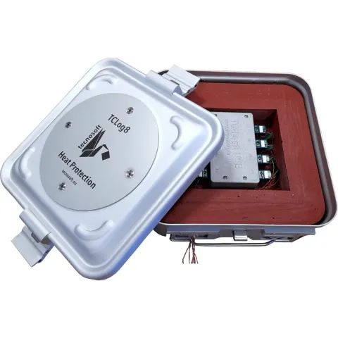 Tecnosoft TS18TCLHP – duża osłona termiczna TC-Log 8 USB do 300 °C przez 95 minut