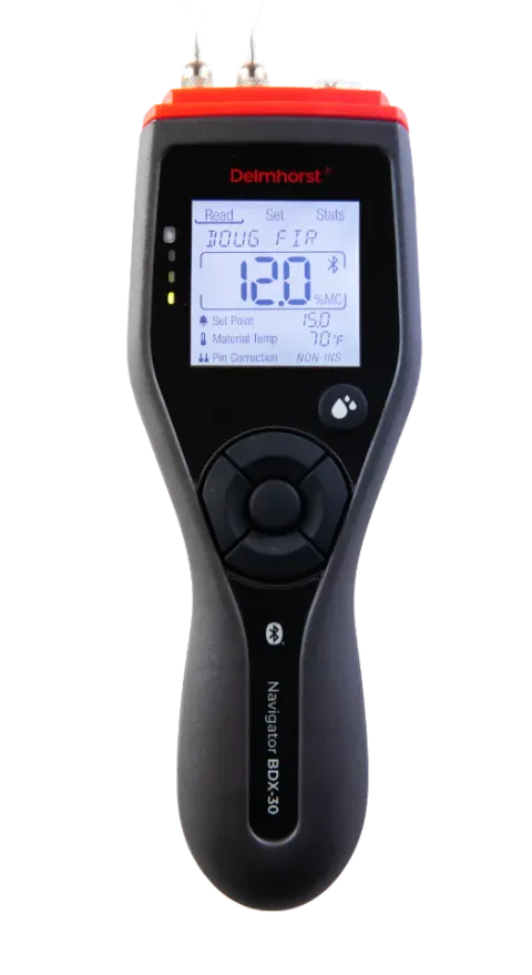 Delmhorst BDX-30 – miernik wilgotności drewna i materiałów budowlanych z Bluetooth