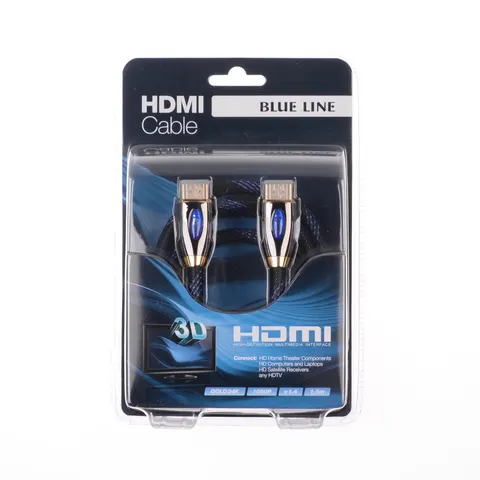 Złącze HDMI-HDMI BL 1,5m. Ver.1.4 / Blue