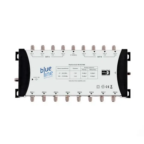 Multiswitch 9/8 MS BL98B Blue Line