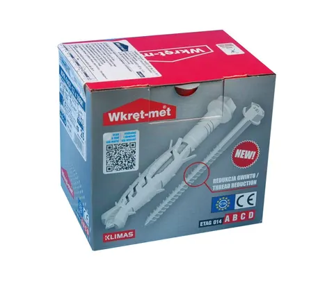 Wkręt 8 X 120 + koszulka op.25 szt.KPR-FAST-12120K