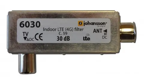 Filtr LTE/4G Johansson 6030C58 20 dB