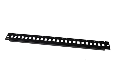 Patch panel SC/APC, 24 porty, simplex