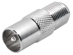 Adapter gniazdo F -> wtyk TV IEC
