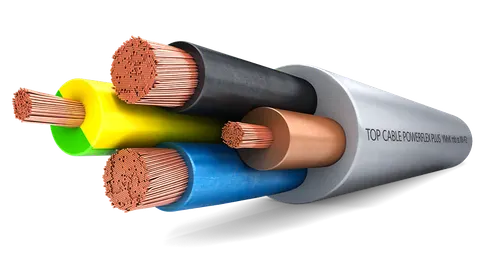 Kabel OMY 5 x 0,75 mm2 ,szary. H05VV-F 5G0,75