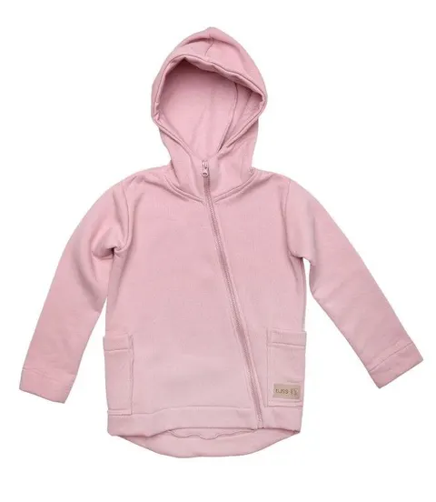Bluza ocieplana ZIP hoodie coat LIGHT PINK
