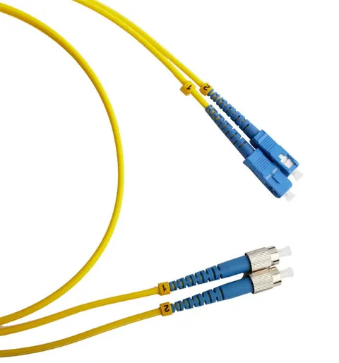 Kabel optyczny simplex SC-PC / FC-PC - 2 mb.
