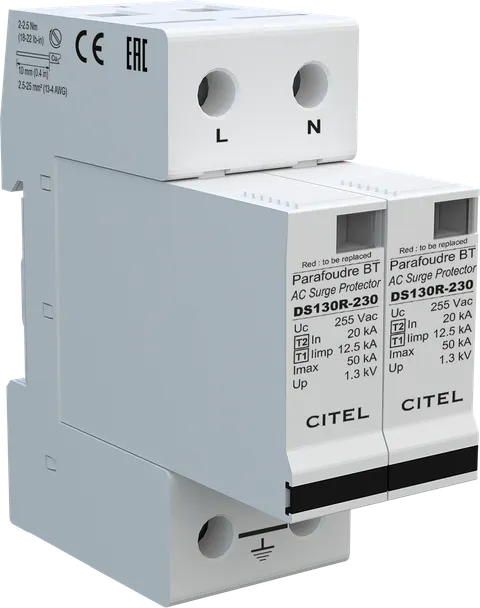 Ogranicznik przepięć. Typ 1+2 AC DS132R-230