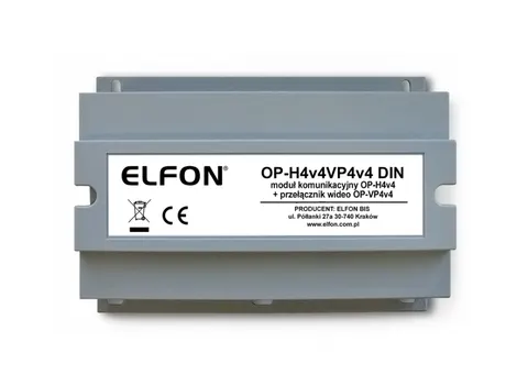 Moduł komunikacyjny OP-H4V4 . System Optima.
