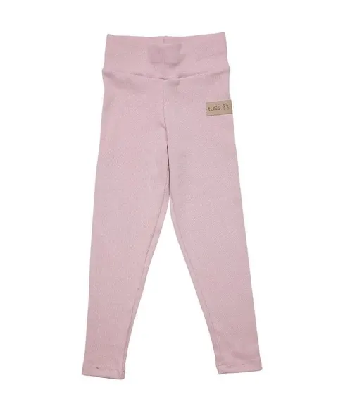 Legginsy prążkowane RIB light pink
