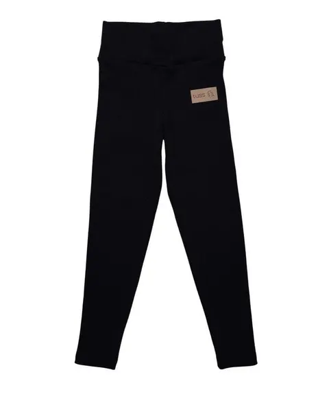 Legginsy prążkowane RIB dark navy