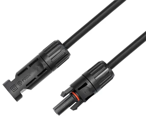 Przedłużacz kabel solarny czarny - 3m