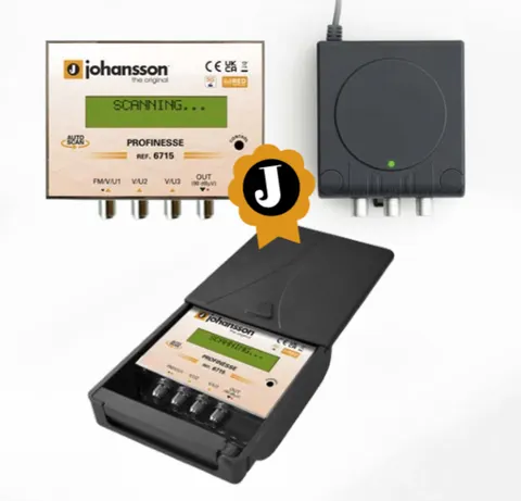 Amplifier Johansson 6715 Profinesse + Power supply