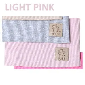 Opaska prążek RIB band LIGHT PINK