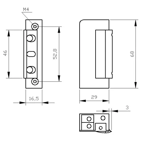 Elektrozaczep Elektra R5 24V