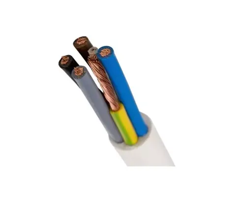 Kabel OWY 5 x 10 mm2, biały. HO5VV-F