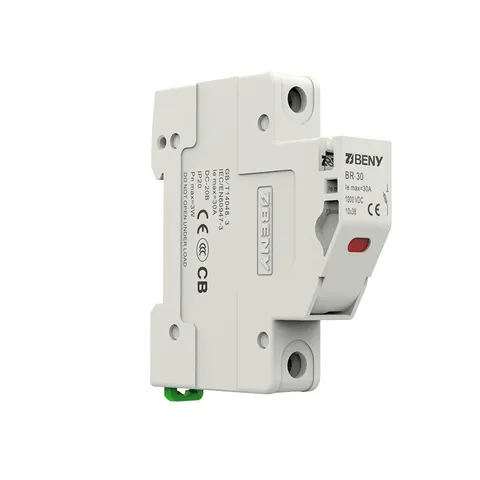 Rozłącznik bezpiecznikowy 10x38 1P DC Beny 30A
