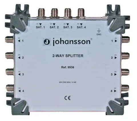 Rozgałęźnik 2 x 4 SAT. Typ 9936
