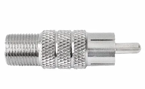 Adapter gniazdo F -> wtyk RCA