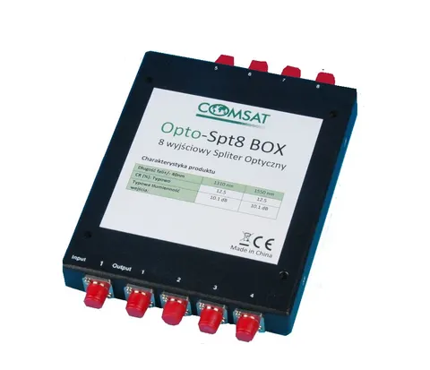 Rozgałęźnik / Splitter optyczny 1x8 system FC-PC