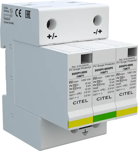 Ogranicznik przepięć.Typ 1+2 , DC , DS50PVS-880G