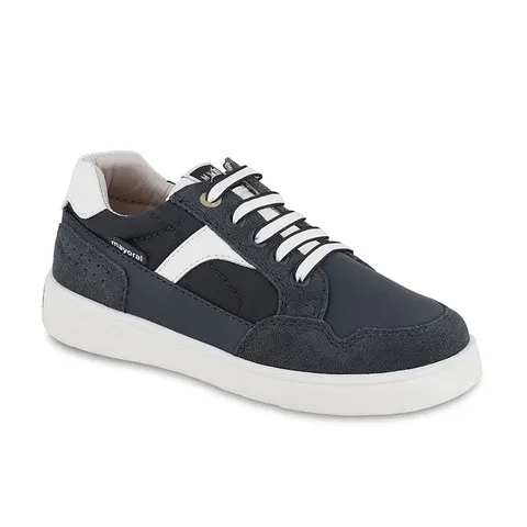 Buty wizytowe ze skóry dla chłopca Granatowe Mayoral 25-43664-065