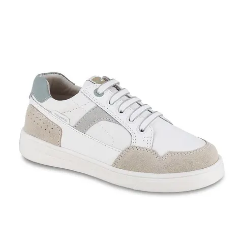 Buty wizytowe ze skóry dla chłopca Białe Mayoral 25-43664-066