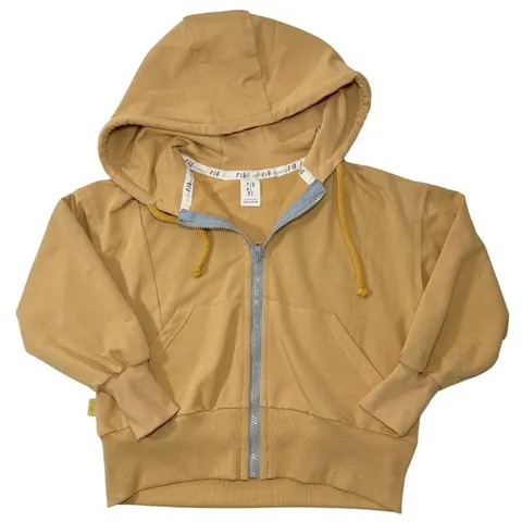 Bluza 058-25 MORE THAN ME HOODIE ZIP - OCHRE