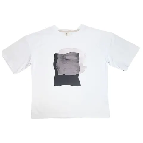 Koszulka 074-25 OVERSIZE T-SHIRT WHITE/BLACK