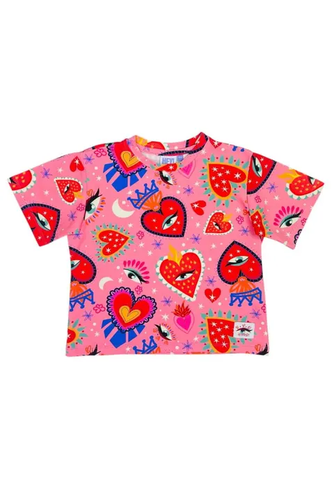 T-shirt Holiday DISCO LOVE PINK