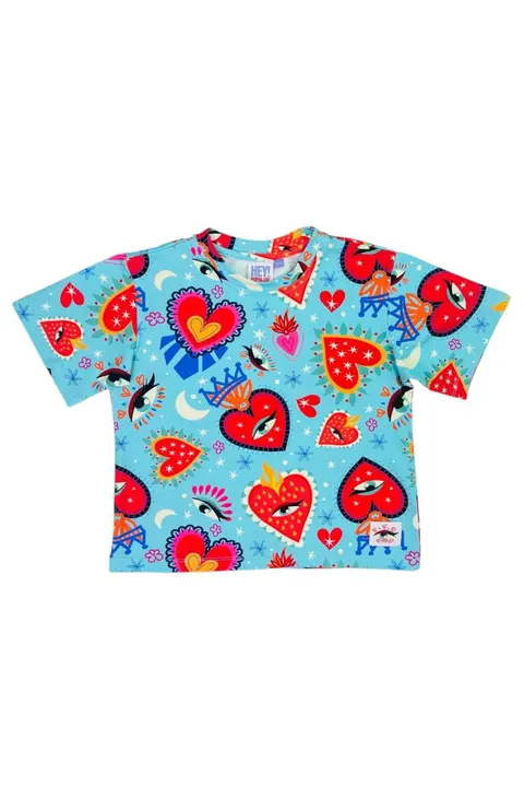 T-shirt Holiday DISCO LOVE AQUA