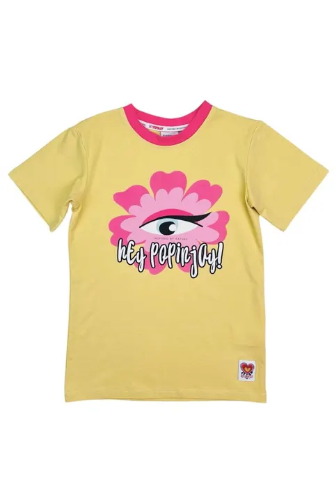 T-shirt Long RETRO YELLOW