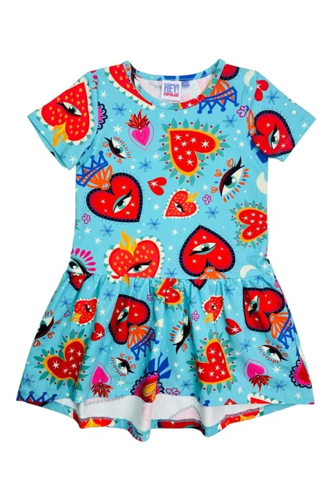 Sukienka Classic Dress DISCO LOVE AQUA
