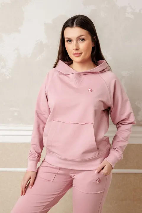 Bluza damska HOODIE light pink