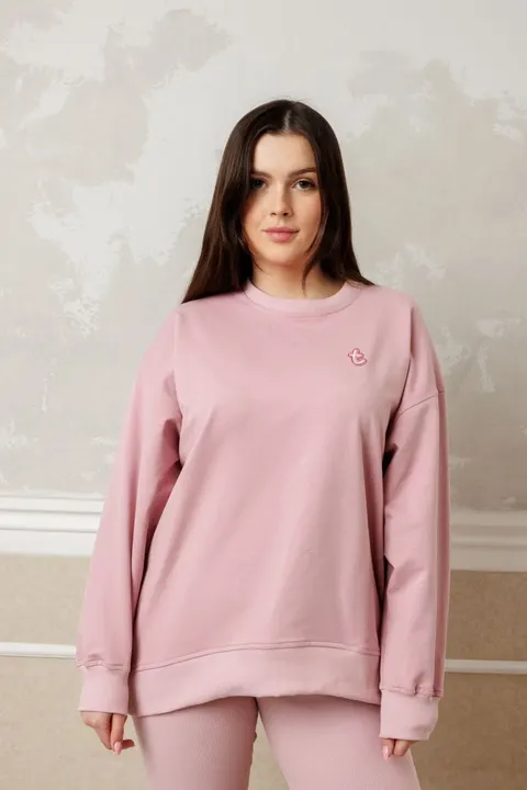 Bluza damska OVER light pink
