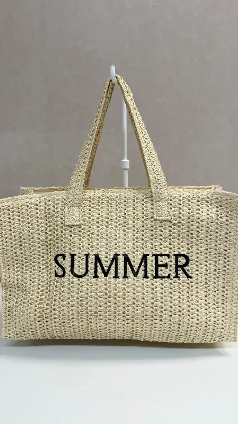 Torba plażowa SUMMER jasny beż