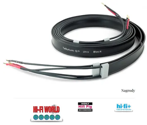 Kabel głośnikowy Tellurium Q Ultra Black 2m (para)