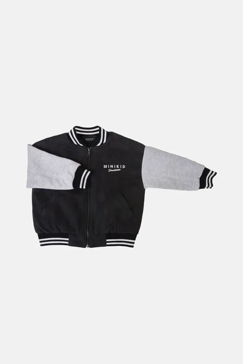 Kurtka GREY BASEBALL JACKET