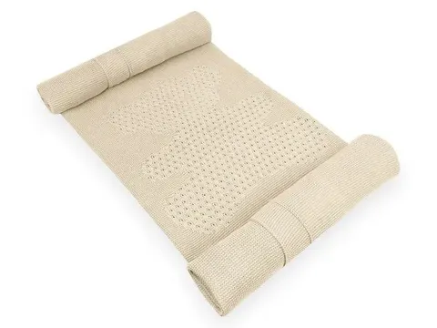 Kocyk niemowlęcy REMI bambus 80x100 latte Jamiks JWH092