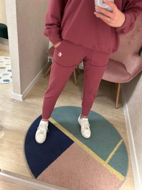 Spodnie damskie CLASSIC berry