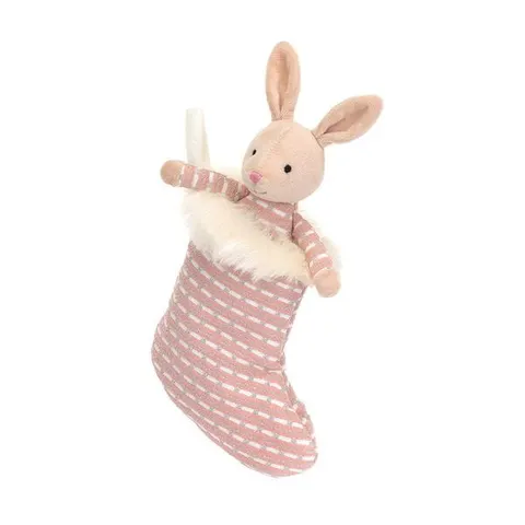 Króliczek w Lśniącej Skarpecie 20 cm 0 m+ Jellycat SHIM4SB