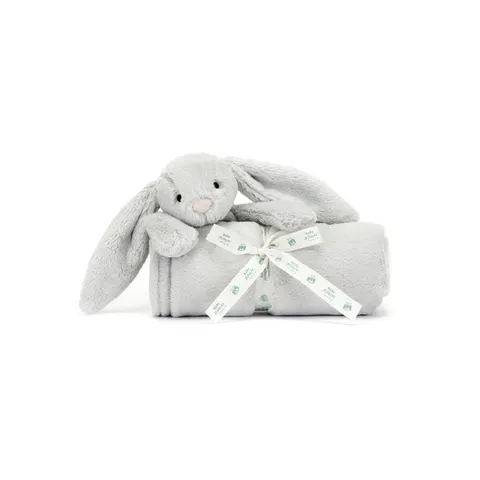 Króliczek Kocyk Srebrny 70 cm 0 m+ Jellycat BLNK4BS