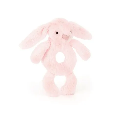 Króliczek Grzechotka Jasno Różowa 18 cm 0 m+ Jellycat BRR4BP